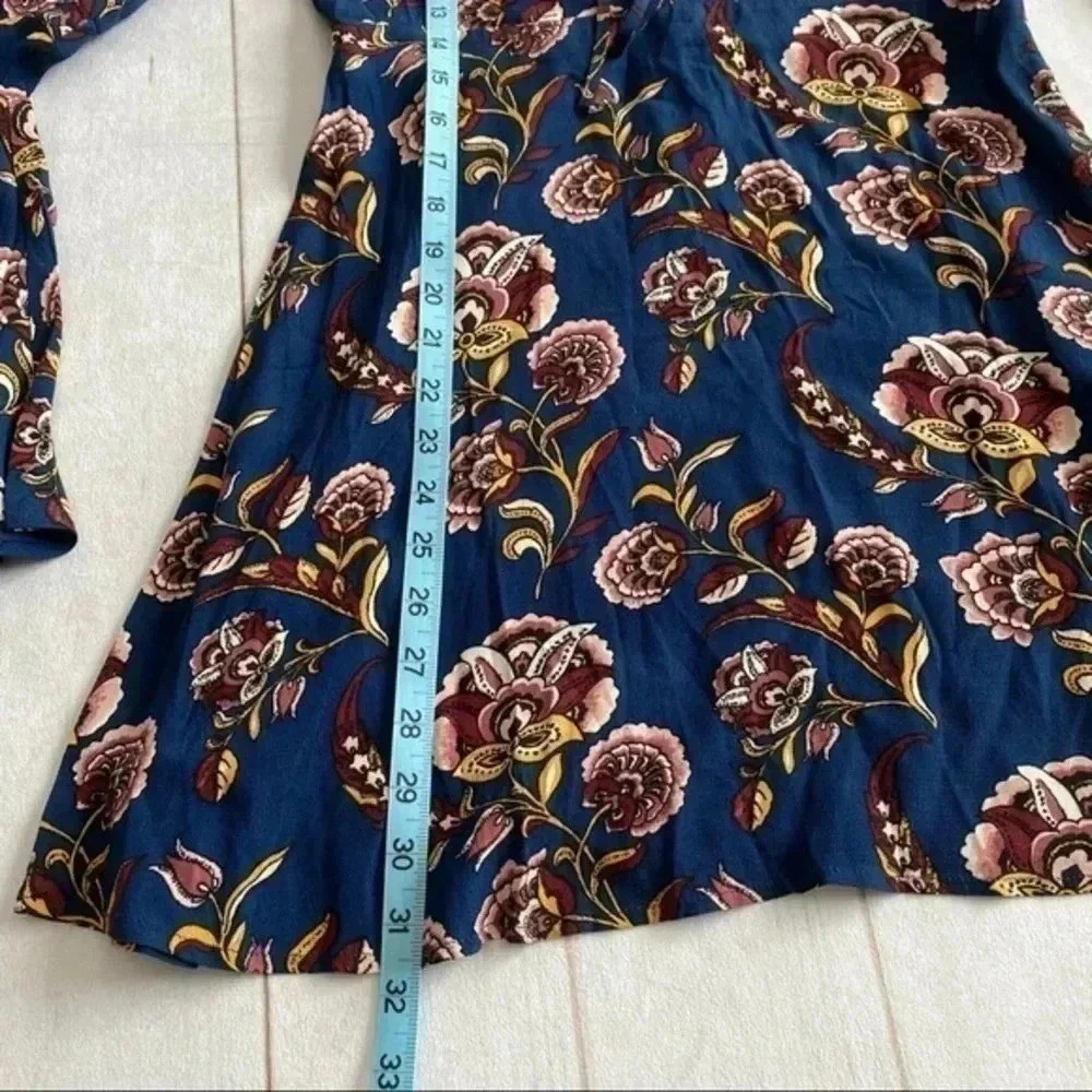 NWT Forever 21 Paisley BoHo sleeve dress size S - Picture 7 of 9
